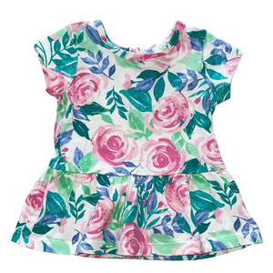 ⭐Wonder Nation Baby Girl Dress w/ Diaper Cover , Size 0–3M⭐